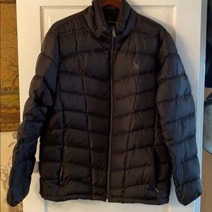Spyder Men’s Black Down Puffer Jacket